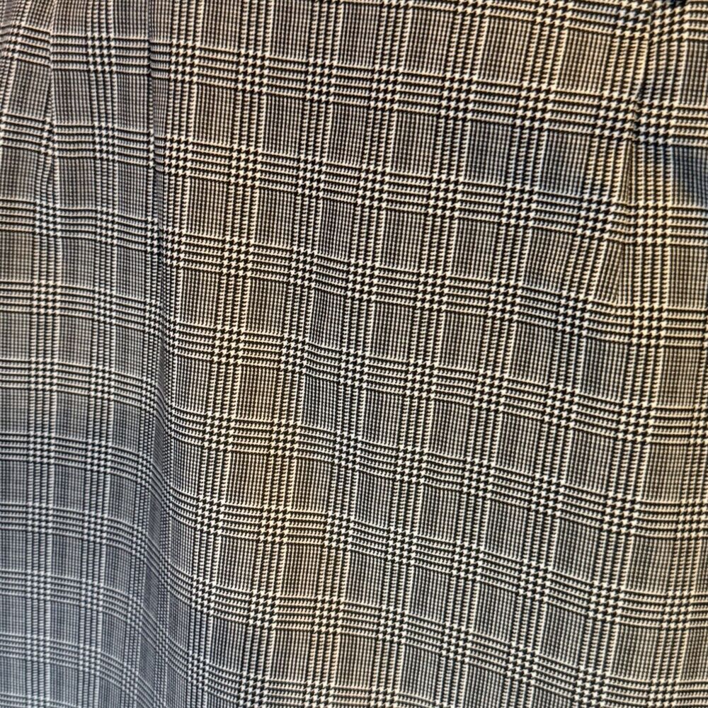 NWT Amanda and Chelsea Black and White Checked Skirt Size Small - Picture 3 of 5